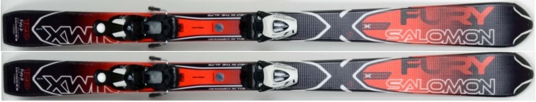 Salomon X-Wing Fury Jr Red + TZ5 ( Testovací lyže )
