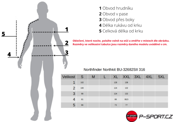 Sbalitelná bunda Northfinder Northkit BU-32682SII 316 Green 25/26