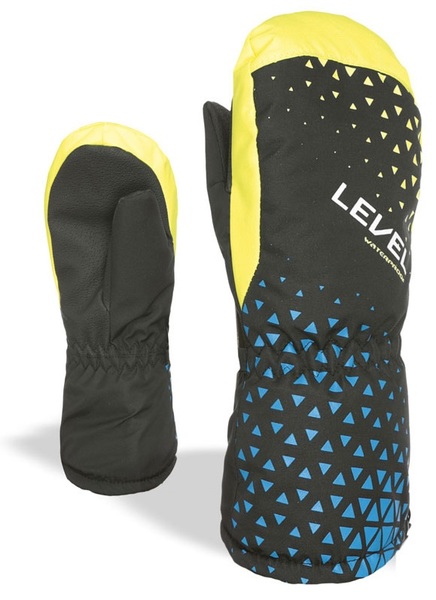 Dětské rukavice Level Funny Mitt Black-Yellow 4195JM.47 25/26