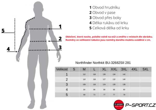 Sbalitelná Bunda Northfinder Northkit BU-32682SII 281 Blue 25/26