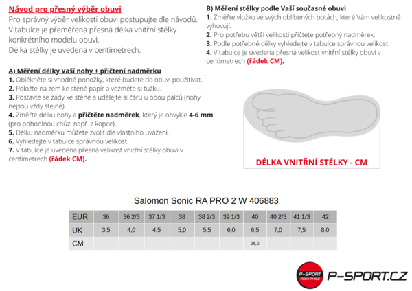 Boty Salomon SONIC RA PRO 2 W 406883 