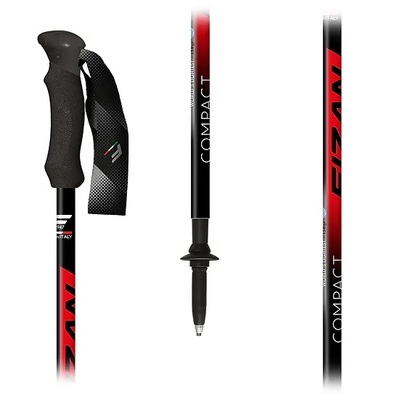 Trekové hole FIZAN COMPACT RED 207104 25/26