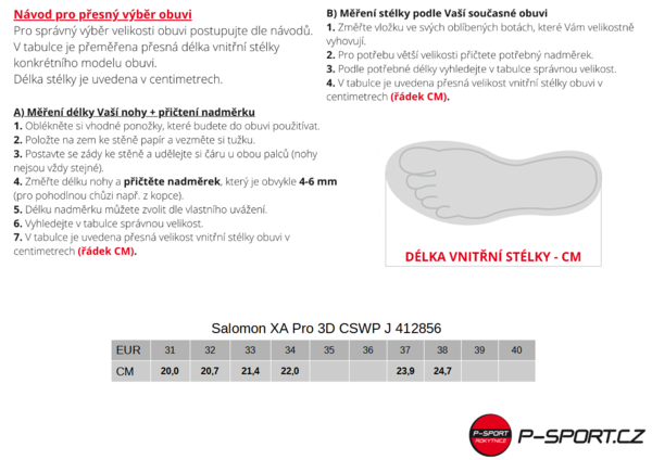 Boty Salomon XA Pro 3D CSWP J 412856 