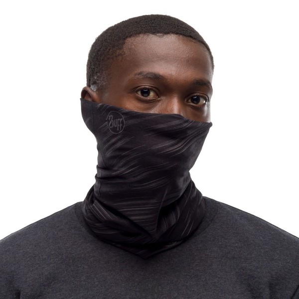 Nákrčník - Multifunkční šátek Original Buff Reflective R-Solid Black 118103.999.10 25/26