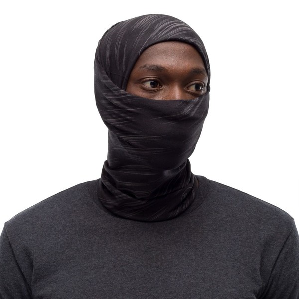 Nákrčník - Multifunkční šátek Original Buff Reflective R-Solid Black 118103.999.10 25/26