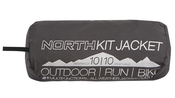 Dámská sbalitelná Bunda Northfinder Northkit BU-4268OR 319 Grey 25/26
