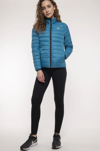 Dámská péřová bunda Mac In a Sac Polar Packable Women's Down Jacket Black Teal 25/26
