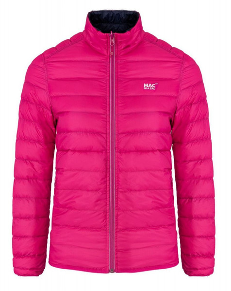 Dámská péřová bunda Mac In a Sac Polar Packable Women's Down Jacket Fuchsia Navy 25/26
