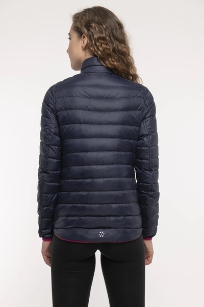 Dámská péřová bunda Mac In a Sac Polar Packable Women's Down Jacket Fuchsia Navy 25/26