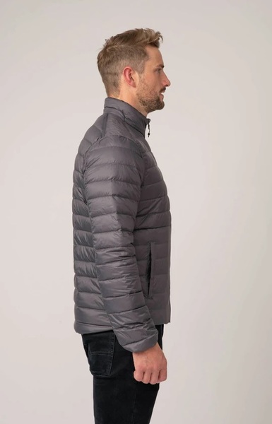 Pánská péřová bunda Mac In a Sac Polar Packable Men's Down Jacket Jet Black Charcoal 25/26