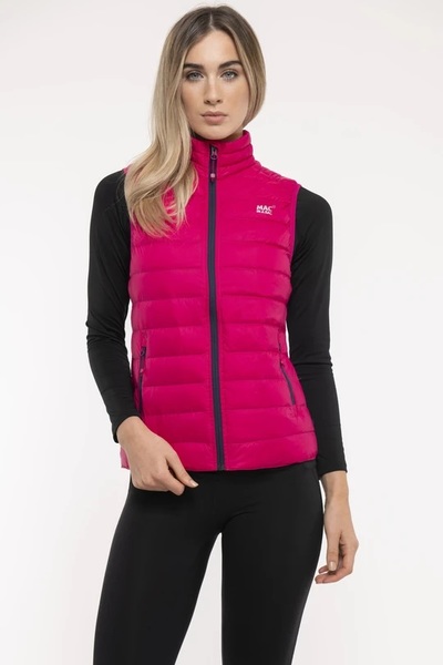 Dámská péřová vesta Mac In a Sac Alpine Packable Women's Down Gilet fuchsia 25/26