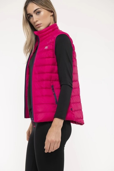 Dámská péřová vesta Mac In a Sac Alpine Packable Women's Down Gilet fuchsia 25/26