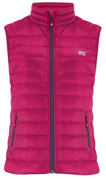 Dámská péřová vesta Mac In a Sac Alpine Packable Women's Down Gilet fuchsia 25/26