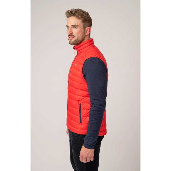 Pánská péřová vesta Mac In a Sac Alpine Packable Men's Down Gilet Red 25/26