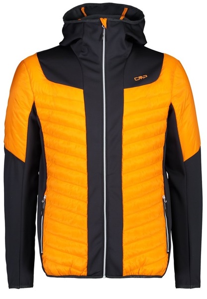 Pánská bunda CMP Campagnolo Man Hybrid Jacket Fix Hood 31z2307-C652 Orange