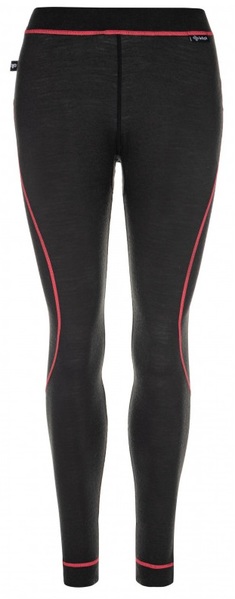 Dámské funkční Merino kalhoty Kilpi MAVORA BOTTOM-W Černá NL0044KIBLK