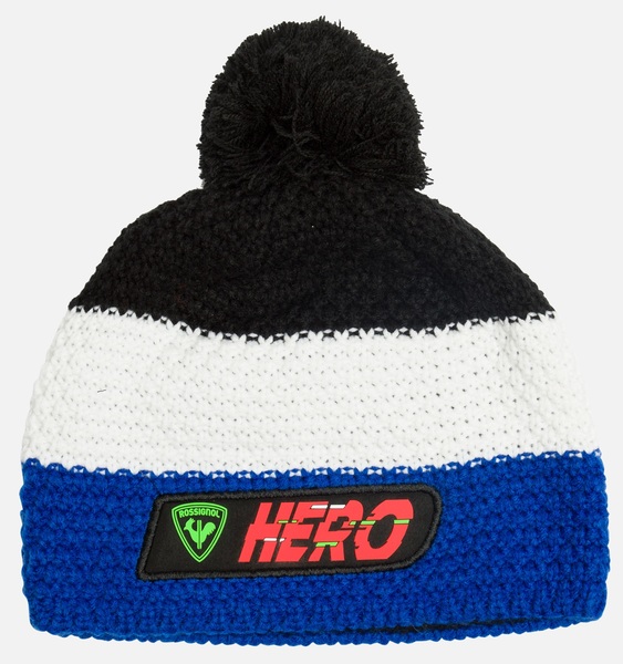 Čepice Rossignol Hero Pompon RLKMH02-765 Neon Blue 25/26