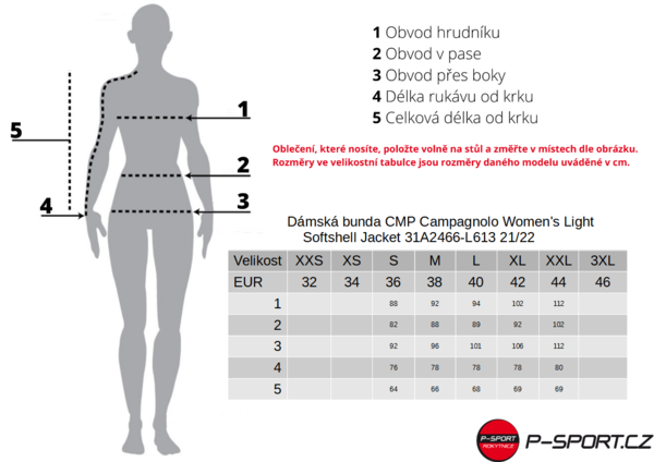 Dámská bunda CMP Campagnolo Women's Light Softshell Jacket 31A2466-L613