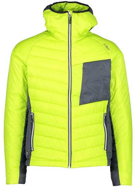 Pánská bunda CMP Campagnolo Man Jacket Fix Hood Primaloft 31Z2247-E112 Acido