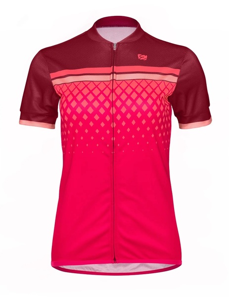 Dámský dres na kolo Etape Diamond Bordeaux/Ružová 2229322 25/26