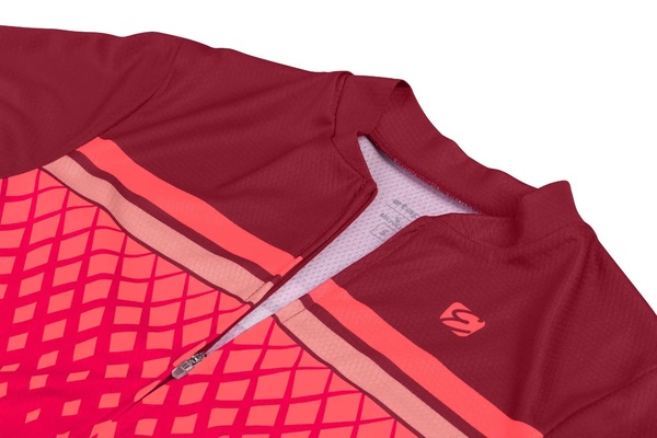 Dámský dres na kolo Etape Diamond Bordeaux/Ružová 2229322 25/26