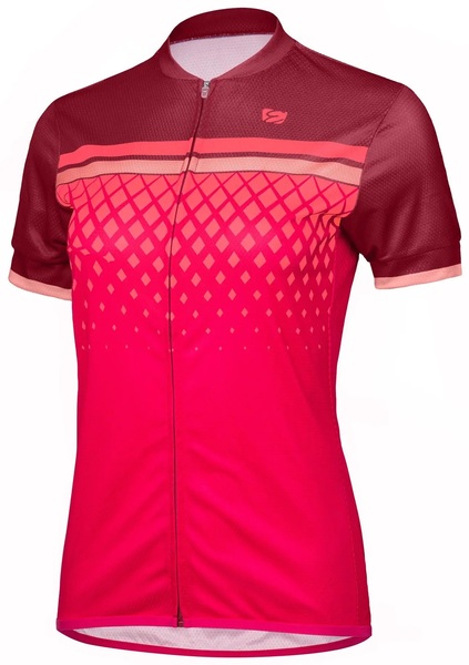 Dámský dres na kolo Etape Diamond Bordeaux/Ružová 2229322 25/26