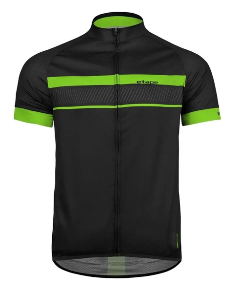 Pánský dres na kolo Etape Dream 2.0 černá/zelená 2229518 25/26
