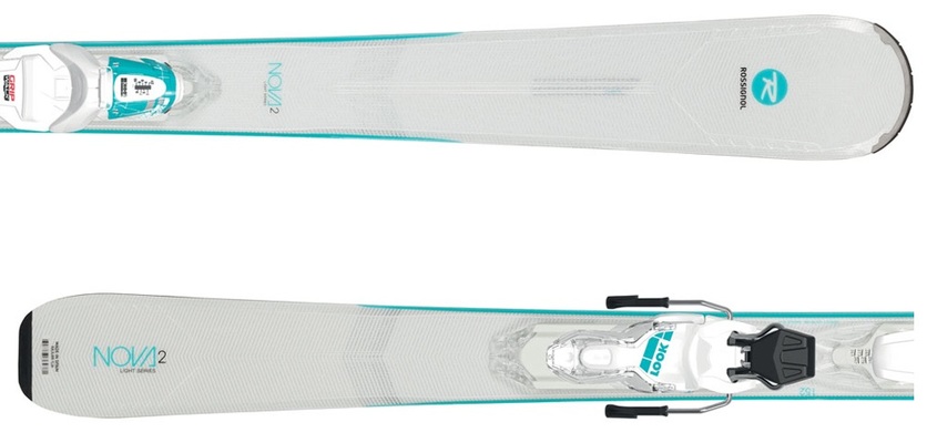 Dámské lyže Rossignol Nova 2 Xpress + Xpress W 10 GW
