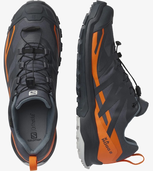 Boty Salomon XA ROGG 2 GTX M Ebony/Vibrant Orange/Lunar Rock 415861 