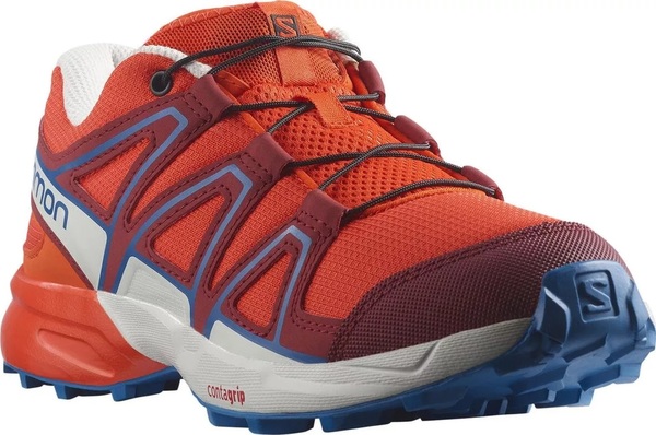 Dětské boty Salomon Speedcross Bungee K Cherry Tomato/Biking Red/Skydiver 416280