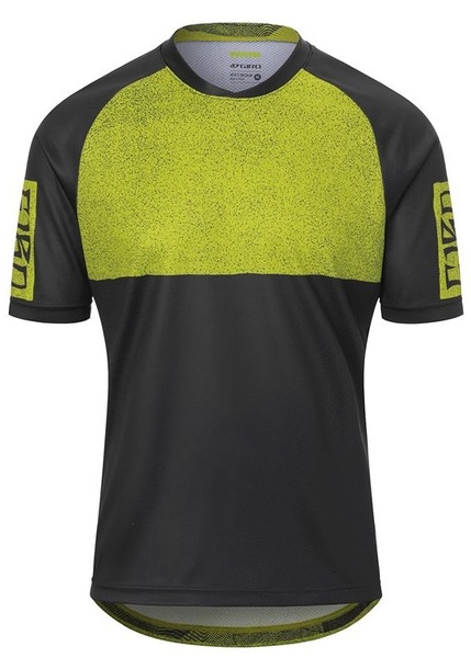 Cyklistický dres GIRO Roust Jersey Ano Lime Breakdown