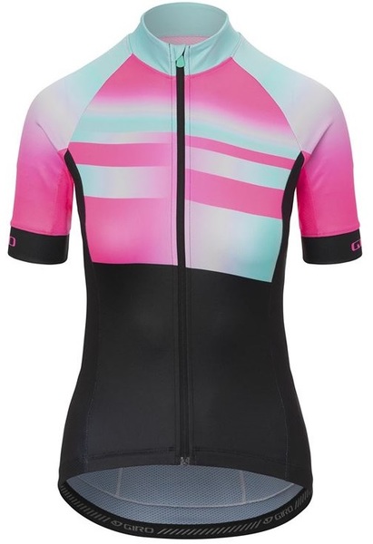 Dámský dres na kolo GIRO Chrono Sport Jersey W Screaming Teal Degree
