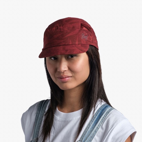 Dámská kšiltovka Buff Pack Trek Cap Solid Açai Brick 125338.429.30 25/26