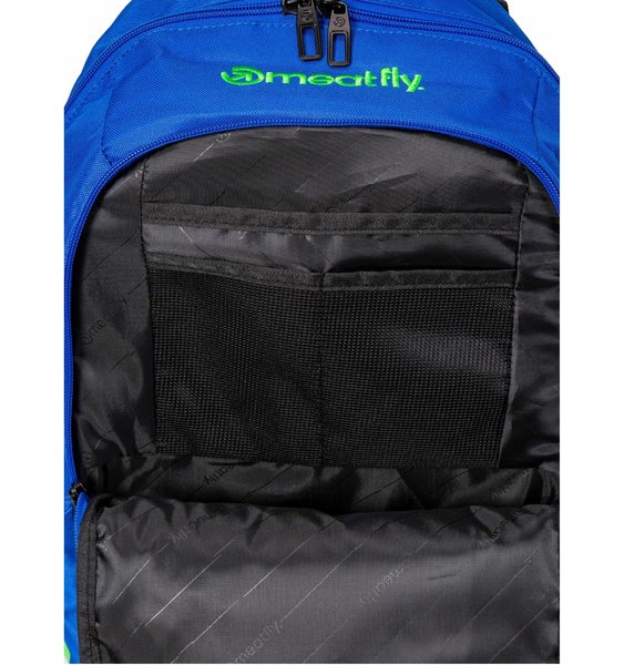 Batoh Meatfly Basejumper Royal Blue/Safety Green + penál zdarma 22 L 24/25