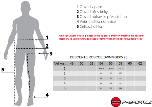 DESCENTE Roscoe Pánské Lyžařské Kalhoty DWMMGD05 93
