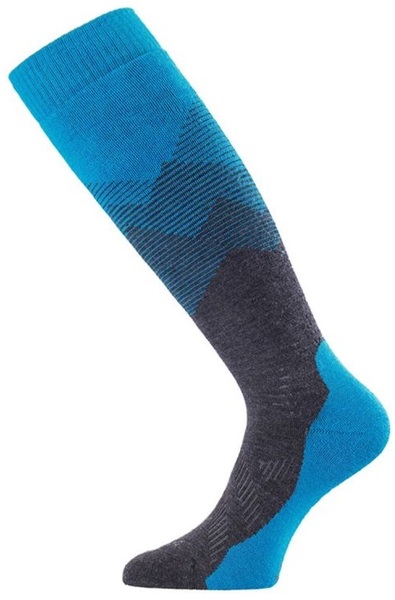 Lasting merino lyžařské podkolenky FWM-585 modré 25/26