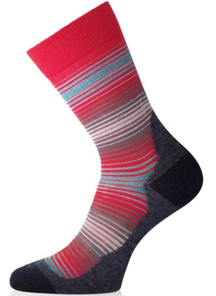 Lasting funkční trekingové merino ponožky WLG-335 červené 25/26