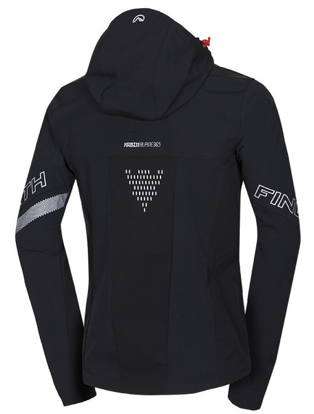 Pánská softshellová bunda na skialp Northfinder Hruby Performance Windprotect BU-3811SKP-270 Black/Black