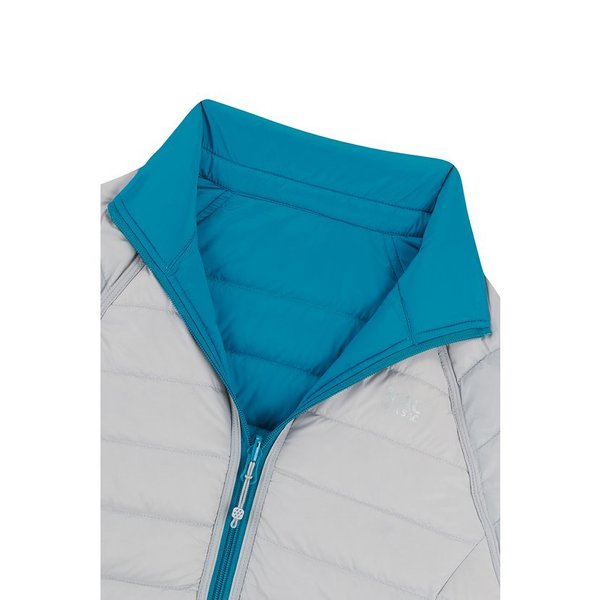Dámská péřová bunda Mac In a Sac Polar Packable Women's Down Jacket Light Petrol/Soft Grey 25/26