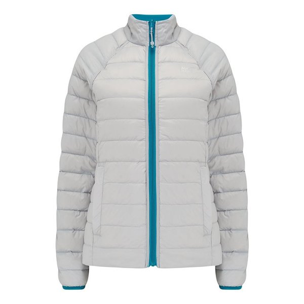 Dámská péřová bunda Mac In a Sac Polar Packable Women's Down Jacket Light Petrol/Soft Grey 25/26