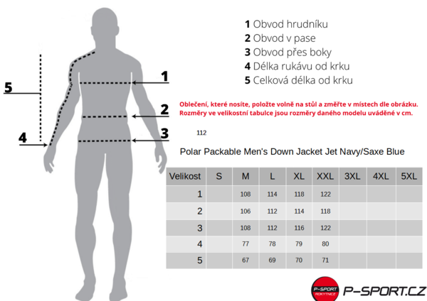 Pánská péřová bunda Mac In a Sac Polar Packable Men's Down Jacket Jet Navy/Saxe Blue 25/26