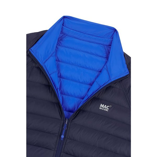 Pánská péřová bunda Mac In a Sac Polar Packable Men's Down Jacket Jet Navy/Saxe Blue 25/26