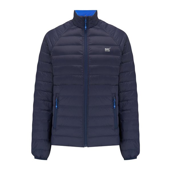 Pánská péřová bunda Mac In a Sac Polar Packable Men's Down Jacket Jet Navy/Saxe Blue 25/26