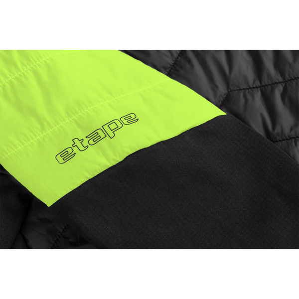 Hybridní Mikina/Bunda s kapucí Etape CRUX PRO 2.0 černá/žlutá fluo 2230161 25/26