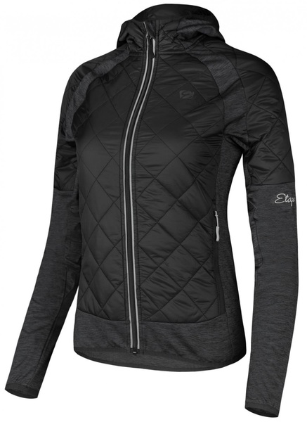 Dámská Hybridní Mikina/Bunda s kapucí Etape Sierra Pro 2.0 černá 2229610 25/26