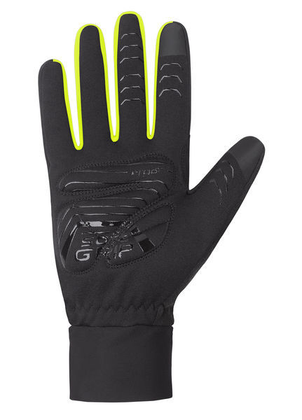 Zateplené rukavice na běžky Etape Peak 2.0 WS+ černá/žlutá fluo 2220416 25/26