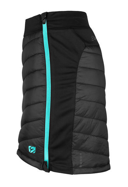 Sportovní zateplená sukně Etape Alaska černá/mint 2212718 25/26