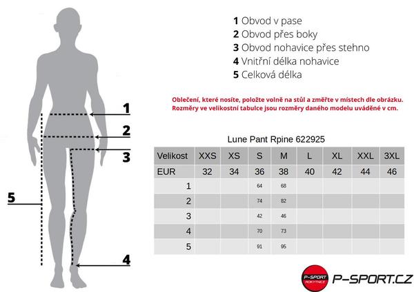 Termo kalhoty/Legíny Kari Traa Lune Pant Rpine 622925 