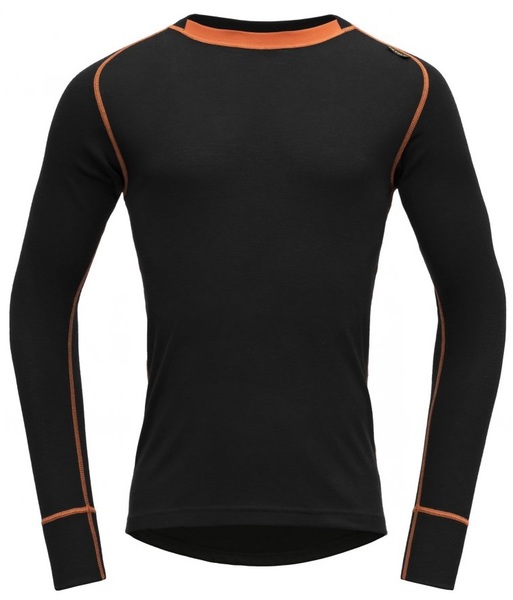 Pánské Merino triko Devold Basic Man Shirt Merino Black GP 141 221 B 951A 25/26