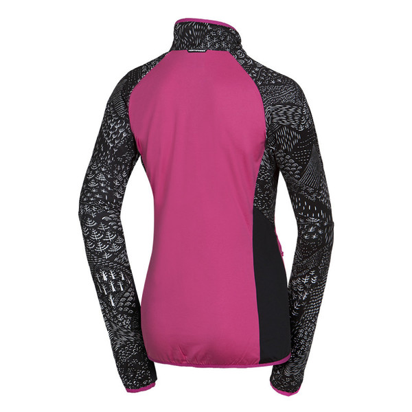 Dámská skialpová outdoorová mikina Northfinder Zliechova MI-46251SKP-278 Black Rose 25/26